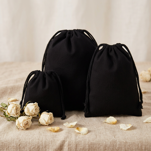 Wholesale Custom Organic Natural Printed Cotton Canvas <b>Drawstring</b> <b>Bag</b> Canvas Cotton Pouch <b>Drawstring</b> <b>Bags</b> - Product Image 1