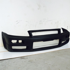 Para 1999-2002 Nissan <span class=keywords><strong>Skyline</strong></span> <span class=keywords><strong>R34</strong></span> GTR <span class=keywords><strong>Nismo</strong></span> estilo parachoques delantero fibra de vidrio - Product Image 6