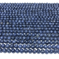 Perles de saphir bleu foncé, perles de saphir véritable facettées, petites pour la fabrication de bijoux, 2 mm, 3 mm, 6 mm, 7 mm
