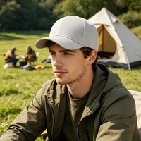 Gorra de Béisbol de Poliéster de Color Sólido para Adultos, con Logotipo Personalizado Impreso y Bordado, Ajustable, Unisex, para Uso en Exteriores y Golf