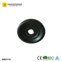Poteau de signalisation en plastique Hengxing WB511A marron 850 mm en PE, barrière de sécurité pour chantier routier, avec chaîne et remplissage d'eau