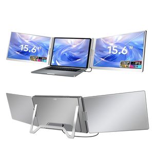 Extension d'écran d'ordinateur portable <span class=keywords><strong>Gamer</strong></span> 15.6 pouces 1920*1080P IPS FHD Triple moniteur Portable Type c moniteur d'ordinateur portable de voyage 1 câble de connexion - Product Image 1