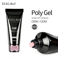 Vernis à ongles gel acrylique semi-permanent extension cristal Nail Art Fast Builder vernis hybride UV Poly vernis à ongles