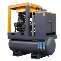 Compresseur d'air à vis tout-en-un PM VSD Top5 25 CV 18,5 kW 16 bars avec sécheur d'air 300L/500L/600L refroidi par air 15 bars pour découpe laser