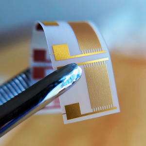 Elettrodo interdigitale flessibile da 100 um elettrodo a dito alternato in polietilene glicole PET oro per circuito a membrana IDT - Product Image 5