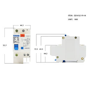 RCBO เซอร์กิตเบรกเกอร์1P + N,เบรกเกอร์ที่ใช้กระแสไฟตกค้าง10 16 20 25 <span class=keywords><strong>32</strong></span> 40 50 63A - Product Image 3