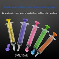 Seringue industrielle en plastique à petit diamètre pour administration de médicaments aux animaux de compagnie, distribution de liquides, application de colle et dosage de liquides