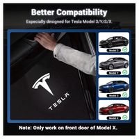 Auto-Lampen-Zubehör LED-Pfützenlichter Auto-Logo-Türprojektionslicht Atmosphäre-Laser HD-Tür-Willkommenslicht für Model 3 X S Y