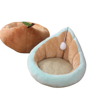 Squishy Avocado-förmiges Plüsch-Haustier bett kommt mit einem lustigen hängenden Ball-Perfekt für Kuscheln und Spielzeit - Product Image 3