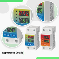 Stabilizer Tegangan LVMA Satu Fasa AC Digital Cerdas Dapat Diatur 40A 63A Tembaga 5 KVA, Reset Otomatis Terhadap Tegangan Lebih dan Tegangan Kurang