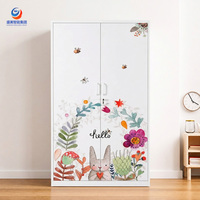 Armoire portable et armoire à portes coulissantes avec armoire moderne - Installation facile, idéale pour la location et les studios