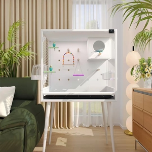 Jaula de Madera Resistente para Pájaros, Loros y Palomas, Casa para Pájaros Grandes y Aviario, Jaulas y Accesorios Perfectos para Amantes de las Aves - Product Image 1