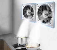 Ventilateur d'extraction industriel axial mural latéral à faible bruit pour salle de bain, cuisine et serre