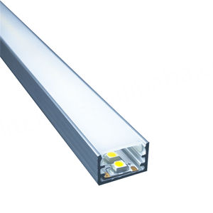 Perfil de Aluminio para Tira de Iluminación LED, Perfil de Esquina para Exteriores, Mini Ranura en T, Extrusión de Aluminio, Panel Cuadrado - Product Image 1