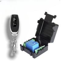 Interrupteur de télécommande sans fil 433 MHz DC12V 10A 1 canal pour moteur à tige télescopique et éclairage
