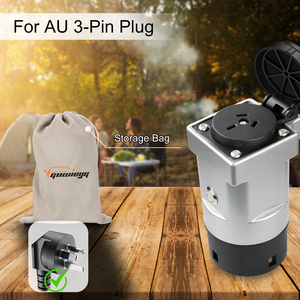 Adaptateur <span class=keywords><strong>V2L</strong></span> GUWIEYG compatible avec MG BYD <span class=keywords><strong>KIA</strong></span> HYUNDAI Smart ZEEKR, adaptateur de charge de véhicule 16A 220V, avec prises standard AU - Product Image 5