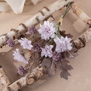 CallaFloral Ramo de Rosas Artificiales Color Lavanda Morado, Decoración para el Hogar, Bodas, Accesorios para Fotografía en Exteriores CF01277 - Product Image 1