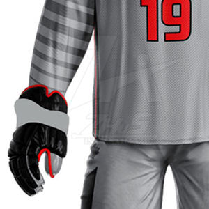 Ensembles d'uniformes de hockey sur glace pour hommes de vente chaude quantité minimale de commande bas 10 ensembles couleur personnalisée 100% Polyester impression numérique séchage rapide respirant - Product Image 4