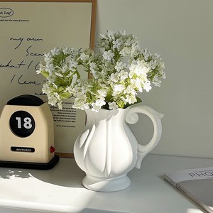 Jarrón de Cerámica Moderno, Estilo Wabi Sabi, Decoración Floral para Mesa de Salón o Boda - Product Image 3