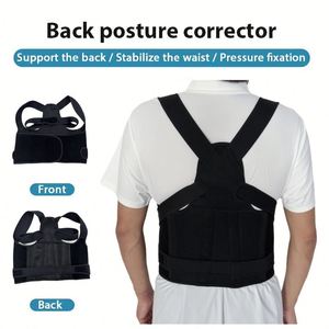 Correcteur de posture réglable et respirant pour le dos, soutien dorsal complet pour femmes et hommes, soulagement - Product Image 5