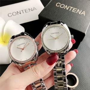 Fabricante de relojes produce relojes impermeables para mujer en oro rosa. Fábrica personaliza relojes de pulsera para mujer con correa de acero inoxidable. - Product Image 6