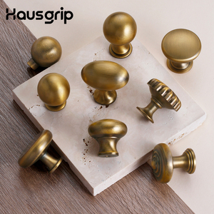 Puxadores e Botões Hausgrip Preto Dourado para Armários, Puxadores Modernos para Gavetas de Cozinha, Ferragens para Móveis - Product Image 2