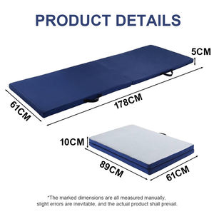 Tapis de chute antidérapant à bords biseautés pour patients hospitaliers, pliable en deux, en <span class=keywords><strong>mousse</strong></span> souple, approvisionnement B2B OEM/ODM - Product Image 1