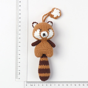 <strong>Handmade</strong> Animal and Flower Wool Pendant Keychain Creative Fruit Keychain with Knitted <strong>Design</strong> for Graduation Accessories - Product Image 5