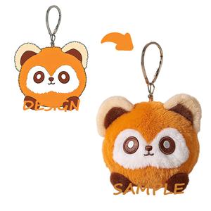 Llavero de peluche de oso de peluche personalizado, envío gratis para muestras, MOQ bajo - Product Image 1