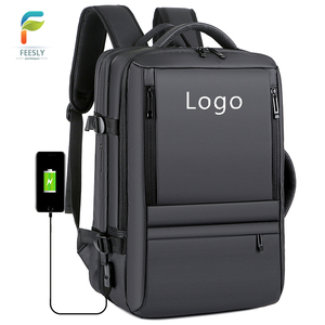 Trendiger Schulrucksack Herrenrucksack Damenrucksack Diebstahlsicherer Smart-Rucksack Laptop-Rucksack mit USB-Ladefunktion Wasserdichte Taschen für Männer - Product Image 1