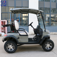 Voiture de golf de luxe CAMP, voiturette de golf à essence, 2 places, mini club car avec batterie au lithium