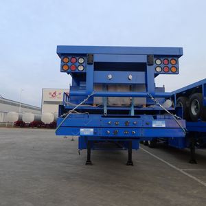 Semi-remorque plateau <span class=keywords><strong>porte</strong></span>-conteneurs <span class=keywords><strong>3</strong></span> <span class=keywords><strong>essieux</strong></span> 60 tonnes 13 m d'<span class=keywords><strong>occasion</strong></span> - Product Image 4