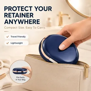 Boîte de rangement pour appareil dentaire premium, étui transparent pour aligneurs, étui orthodontique portable, support hygiénique protecteur pour appareils invisibles - Product Image 5