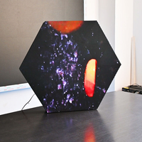 Écran d'affichage LED hexagonal P2.5, forme spéciale, intérieur, étanche, personnalisé, panneau mural vidéo publicitaire couleur pleine