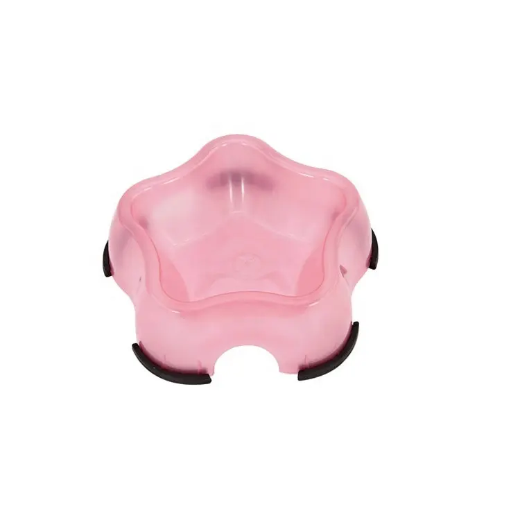 OEM ODM non-slip pet supplies acrylic cute clear pet bowls