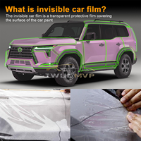 Film de protection de peinture pour voiture Lexus GX 550 Luxury Premium, modèle 2024 2025, kit de protection de carrosserie, autocollant anti-rayures transparent