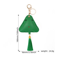 Porte-clés en cuir PU en forme de Zongzi, pendentifs créatifs en cuir, porte-clés de voiture, breloques portables pour sac à main, cadeaux pour femme et fille