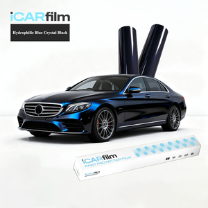 Film de protection de peinture (PPF) pour voiture en TPU noir cristal bleu, film de protection de peinture (PPF) en vinyle pour carrosserie complète, rouleaux de film de protection de peinture (PPF) en vinyle pour voiture - Product Image 1