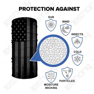 Sciarpa Infinity con stampa personalizzata senza cuciture <span class=keywords><strong>multiuso</strong></span> in poliestere all'ingrosso <span class=keywords><strong>Bandana</strong></span> a tubo con bandiera americana - Product Image 5