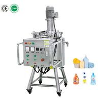 Machine à fabriquer du shampoing 50L 100L 200L Ligne de production de savon liquide Cuve de mélange en acier inoxydable