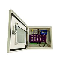 Stainless Steel Alarm System Addressable Control Panel 1-16 Loop Options Tuya App Supported 4G Network Barking Alarm Sound Water