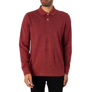 Wholesale Fashion <b>Men</b> Rugby Polo <b>Shirt</b> Cotton Apparel Supplier <b>Men</b> Rugby Polo <b>Shirt</b> Long Sleeve Heavy Cotton Premium Polo <b>Shirt</b> - Product Image 1
