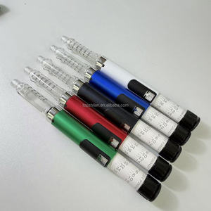 Reusable Metal 0-60IU Injection <b>Pen</b> with Case Adjustable 3ml <b>Refill</b> Compact Portable <b>Pen</b> Injector Dose Dial Storage Kit Set - Product Image 1