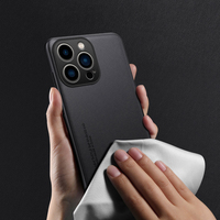 Coque de Téléphone Simple et Fine en Cuir pour iPhone 16 15 14 13 12 11, Housse Ultra Fine pour iPhone 15 7/8/XR/X et Samsung S25