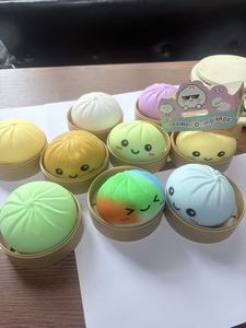 ของเล่นบีบ TPR รูปซาลาเปาไส้ต่างๆ ลายการ์ตูน ขนาดใหญ่ บีบแล้วคืนตัวช้า ช่วยคลายเครียด - Product Image 6