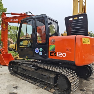 Caterpillar Hitachi EX120 d'occasion en bon état Pelleteuse sur chenilles d'occasion de 12 tonnes fabriquée au Japon à vendre à bas prix - Product Image 6