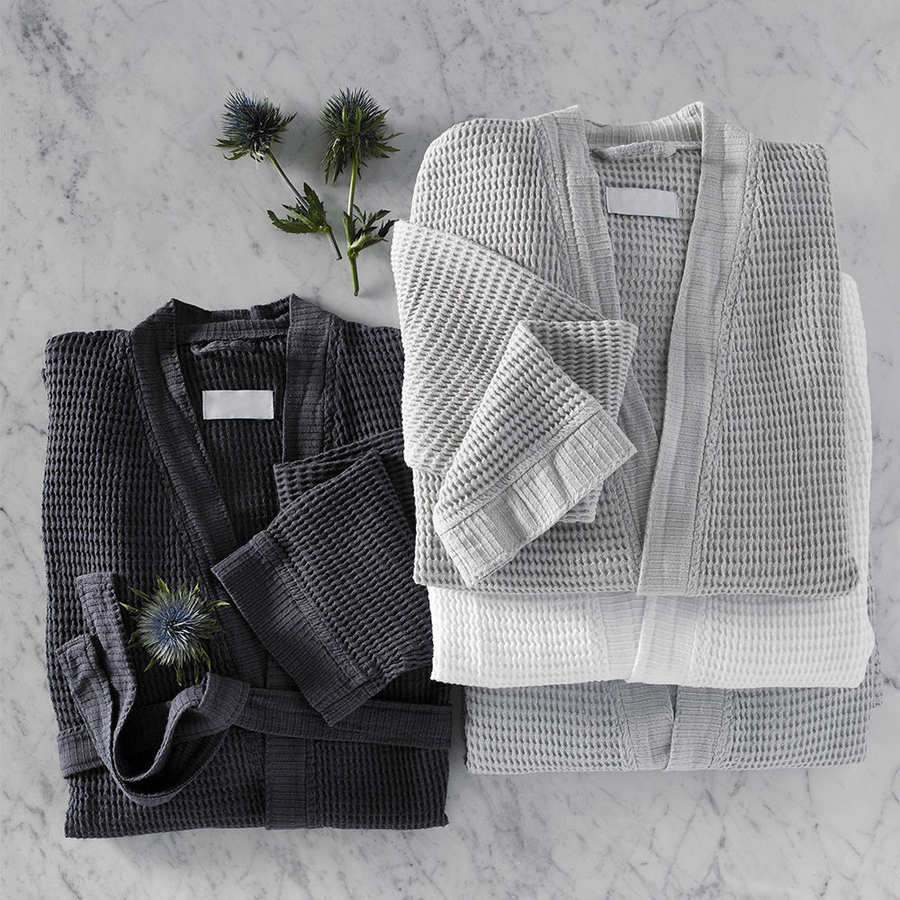 Осенне-зимние роскошные мужские халаты, пижама, мягкий хлопок, съемный пояс, вафельные скимперы, банный халат для отеля, спа