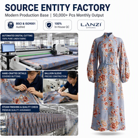 Robe longue en lin personnalisée OEM ODM pour femmes, boutonnée, manches longues, taille sur mesure, usine de vêtements