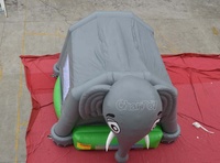 Éléphant rebondissant maison château videur animaux gonflables videur gonflable extérieur commercial obstacle terrain de jeu rebondissant videur