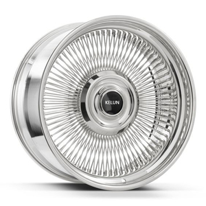 22X9 ROUE FORGIATO AVEC BOUCHONS FLOTTANTS BARILLETS EN ALLIAGE FORED JANTES CHROMES À 150 RAYONS - Product Image 1